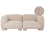Beliani Modular Sofa 2 Seater MJALBI Beige Boucle 1