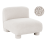 Beliani 1-Seat Section MJALBI Off-White Boucle 1