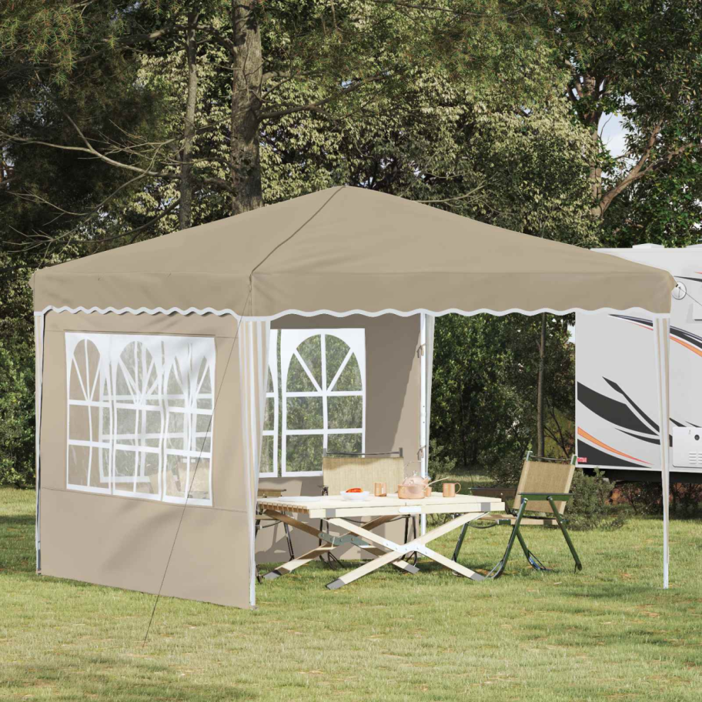 Vidaxl Pop-Up Party Tent Cream 288 X 288 X 245 Cm Oxford Fabric