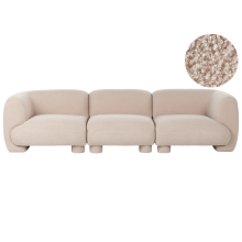 Modular Sofa 3 Seater MJALBI Boucle Beige