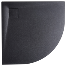 Shower Tray PARON 900 x 900 x 30 mm Black
