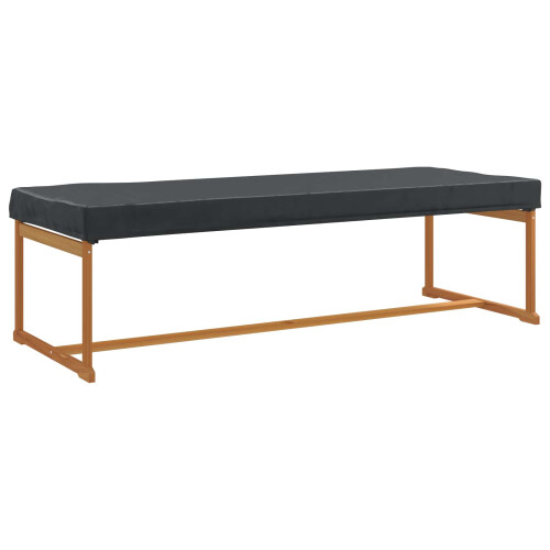 VidaXL vidaXL Table Cover Plain Black 102 x 262 x 15 cm Fabric 2