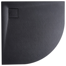 Shower Tray PARON 800 x 800 x 30 mm Black