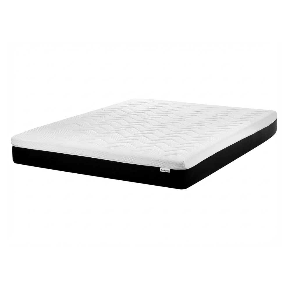 Beliani Gel Memory Foam Mattress Spongy H3/4 Firm 140 X 200 Cm (Eu Double)