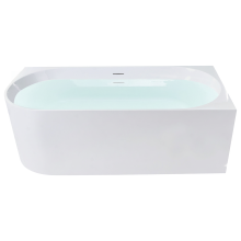Corner Bath PORTINHO Left Hand 1700 x 800 mm White