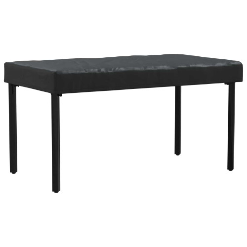 VidaXL vidaXL Table Cover Plain Black 142 x 82 x 15 cm Fabric 2