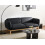 Beliani Sofa 3 Seater LJUNG Fabric Black 2