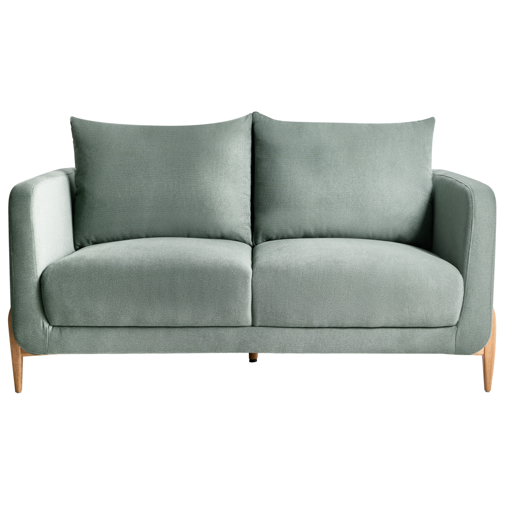Beliani Sofa 2 Seater Gimo Light/Green
