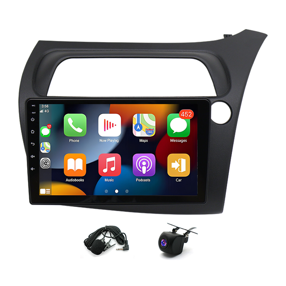 9In Car Stereo Radio 2+32G For Benz Smart Fortwo 2010-2015 With Carplay Android Auto Swc + Ahd Backup Camera 5044063048611