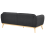 Beliani Sofa 3 Seater LJUNG Fabric Black 5