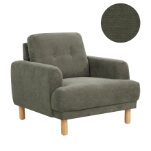 Armchair TUVE Corduroy Dark Green