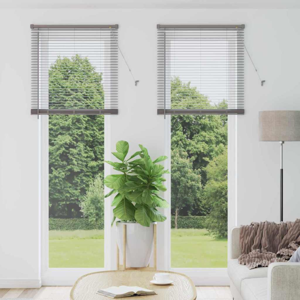 Vidaxl Venetian Blinds Height Adjustable Silver 220 X 70 Cm Aluminium