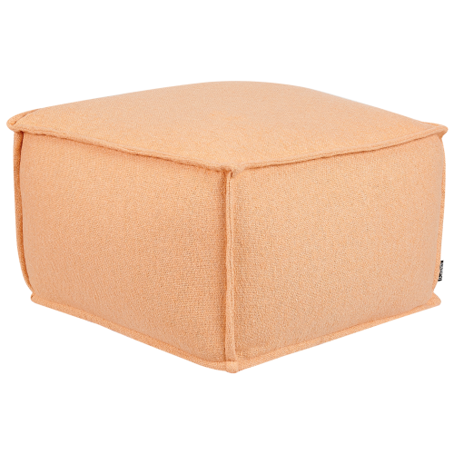 Beliani Pouffe SHERALI Cotton Orange