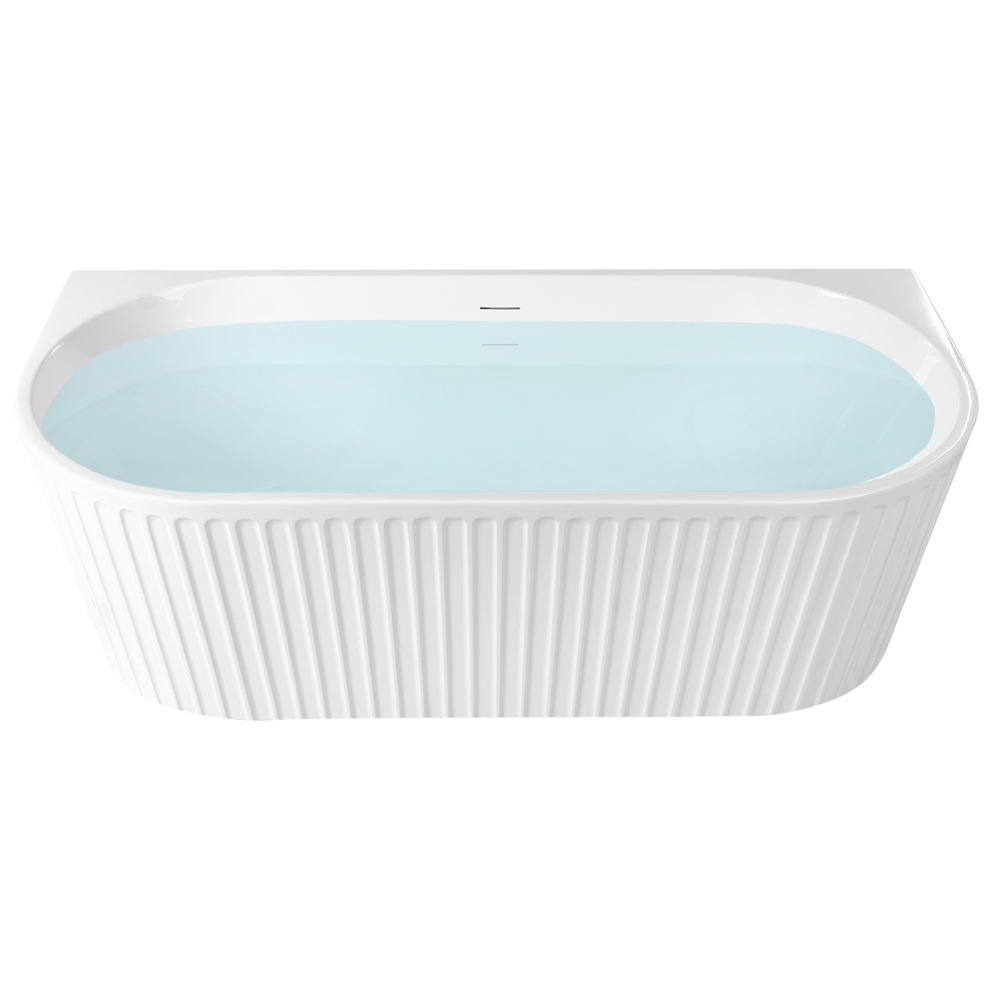 Beliani Bathtub Serena 1700 X 800 Mm White