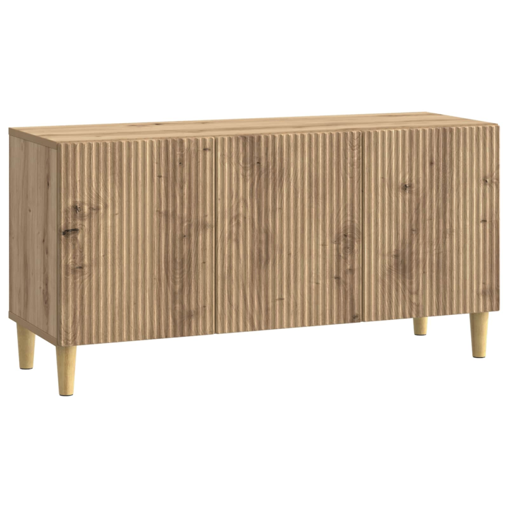 Vidaxl Tv Cabinet Artisan Oak 99 X 34.5 X 50 Cm Engineered Wood