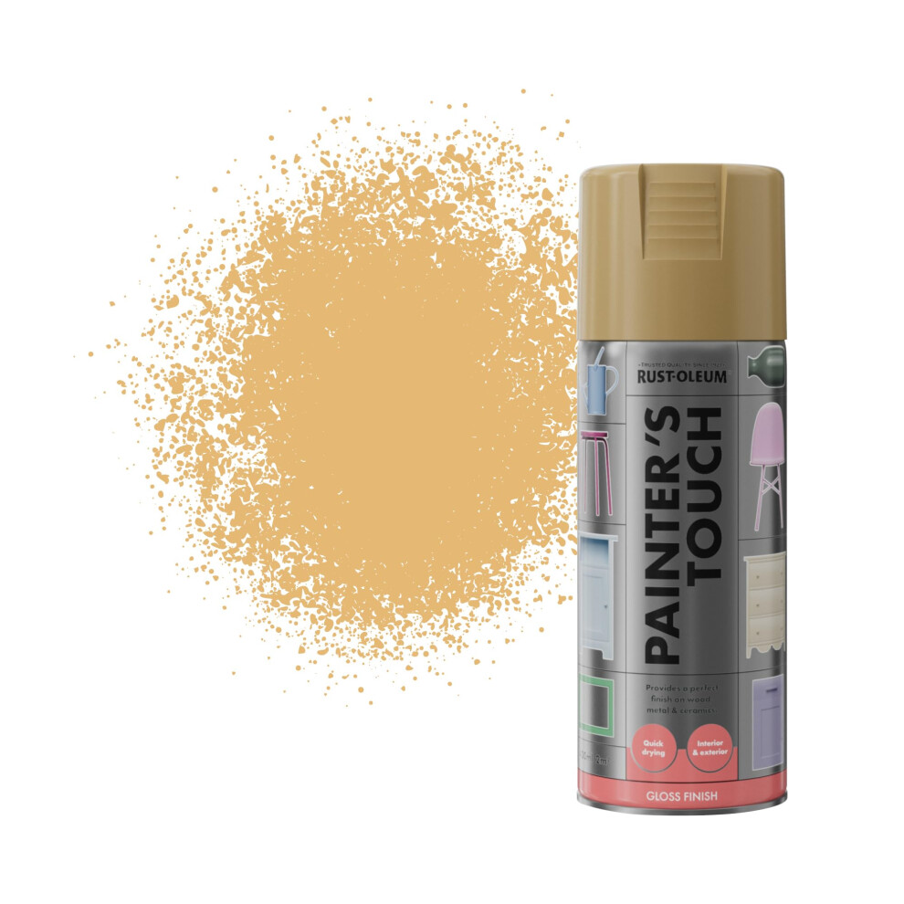 Rust-Oleum 400Ml Painter's Touch Spray Paint Aerosol - Khaki Gloss