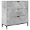 VidaXL vidaXL Sideboard Concrete Grey 79.5 x 33 x 82 cm Engineered Wood 2