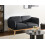 Beliani Sofa 2 Seater LJUNG Fabric Black 2