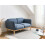 Beliani Sofa 2 Seater LJUNG Fabric Blue 2