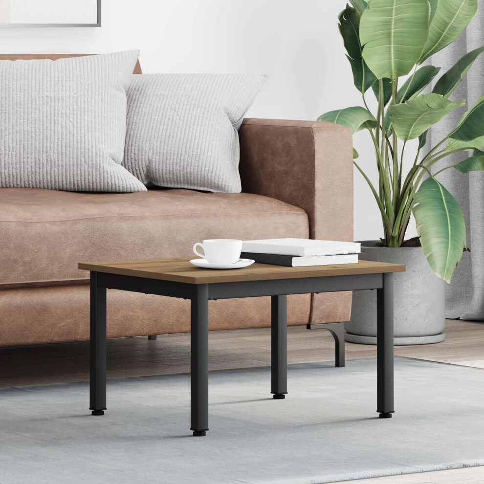 Vidaxl Coffee Table Artisian Oak 60 X 50 X 36 Cm Engineered Wood