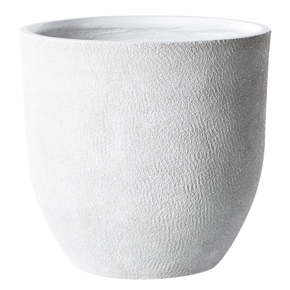 Beliani Plant Pot Kannia 55 Cm White