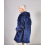 Ultra Plush Blanket Hoddie Navy 1