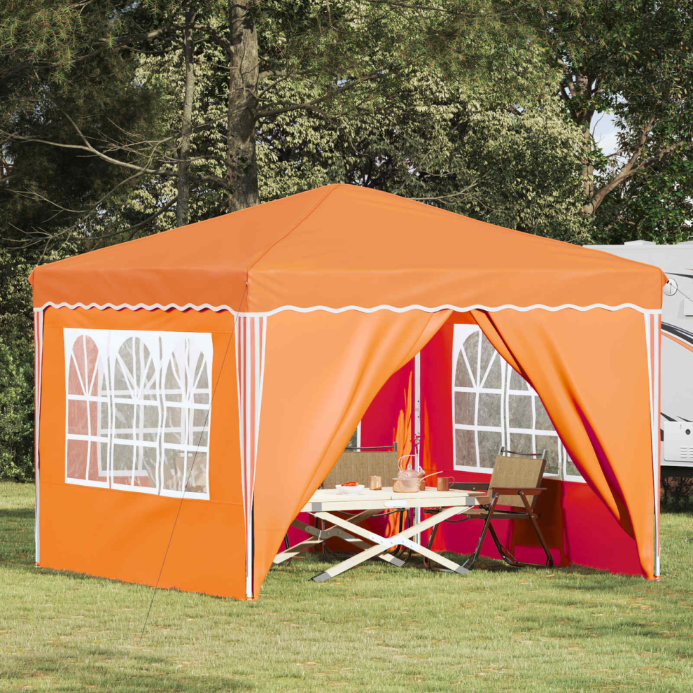 Vidaxl Pop-Up Party Tent Orange 288 X 288 X 245 Cm Oxford Fabric