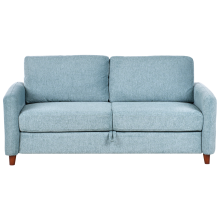 Sofa 3 Seater MARE Fabric Blue with Storage