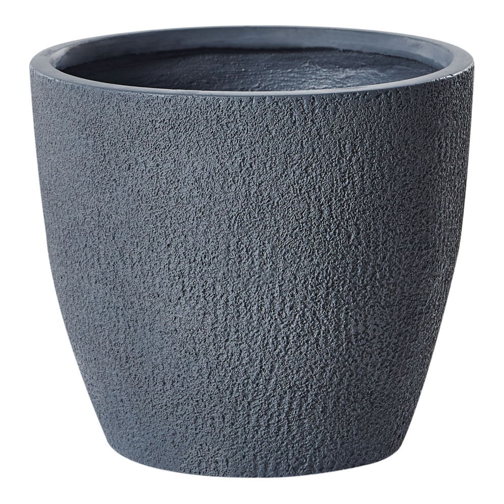 Beliani Plant Pot Kannia 46 Cm Light Grey