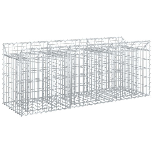 VidaXL vidaXL Gabion Raised Bed Silver 1
