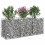 VidaXL vidaXL Gabion Raised Bed Silver 3