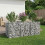 VidaXL vidaXL Gabion Raised Bed Silver 4