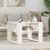 VidaXL vidaXL Coffee Table White 66 x 49.5 x 45 cm Engineered Wood 1