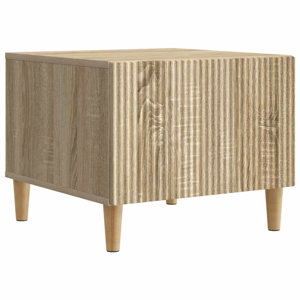 Vidaxl Coffee Table Sonoma Oak 49 X 50 X 40 Cm Engineered Wood Brown
