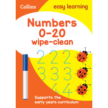 Numbers 0-20 Age 3-5 Wipe Clean Activity Book: The ideal home learning resource packed with number writing and early childhood edu