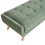 Beliani Ottoman HABO Fabric Green 5