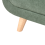 Beliani Ottoman HABO Fabric Green 6