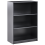 Beliani 3 Tier Bookcase ZEHNA 117 cm Black 1