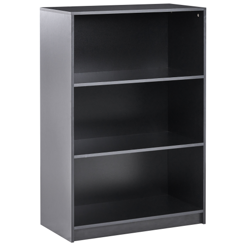 Beliani 3 Tier Bookcase ZEHNA 117 cm Black