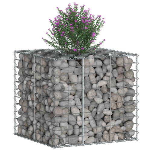 VidaXL vidaXL Gabion Raised Bed Silver 2