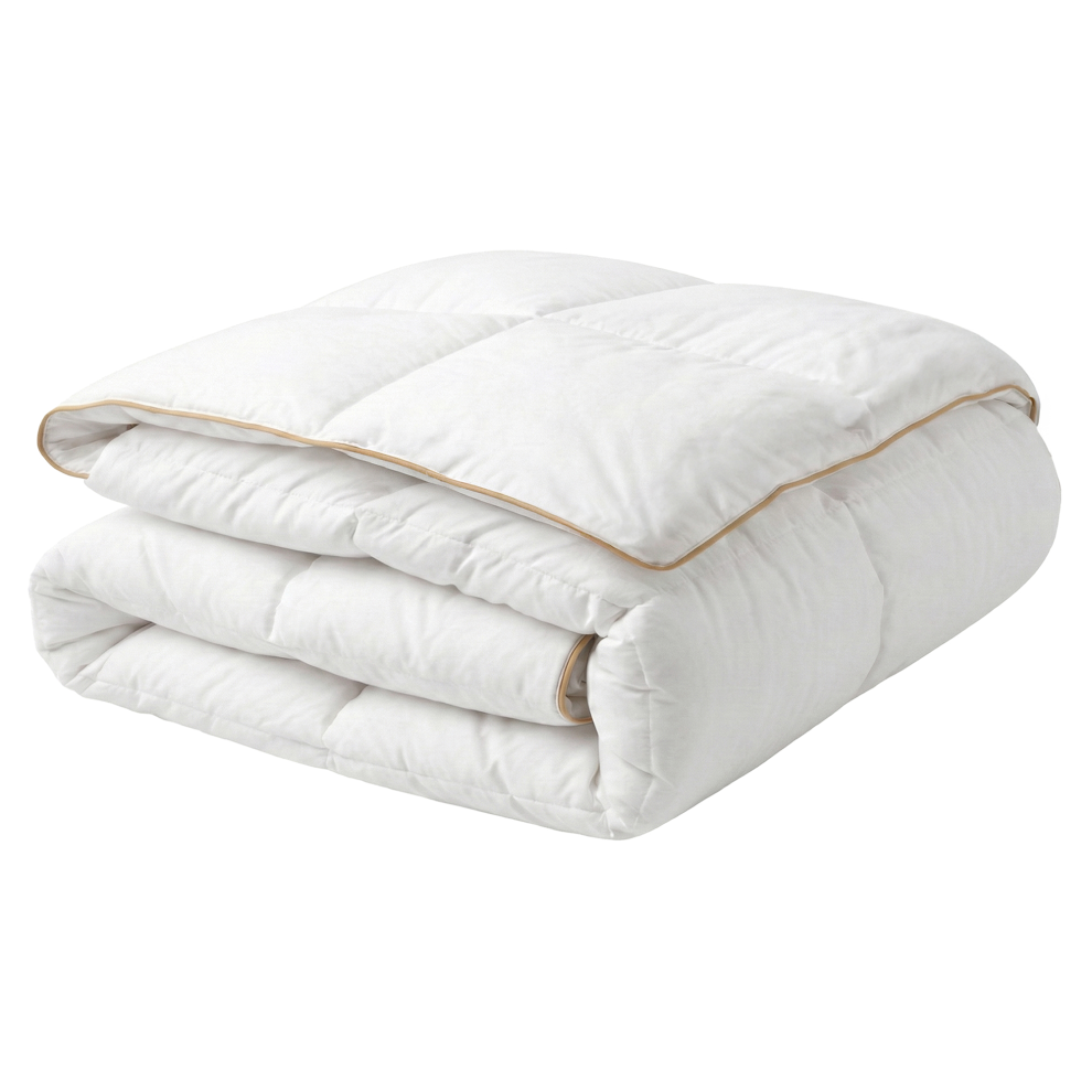 Beliani Duvet Duck Down 8 Tog Medium Warm Eiger 200 X 200 Cm