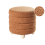 Beliani Pouffe CHILLY Boucle Golden Brown 1