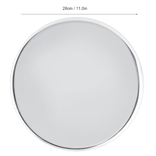 28cm Round Tray for Snacks Stainless Steel 1