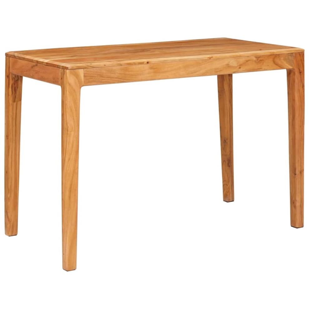 Vidaxl Dining Table 110 X 55 X 76 Cm Solid Acacia Wood Brown