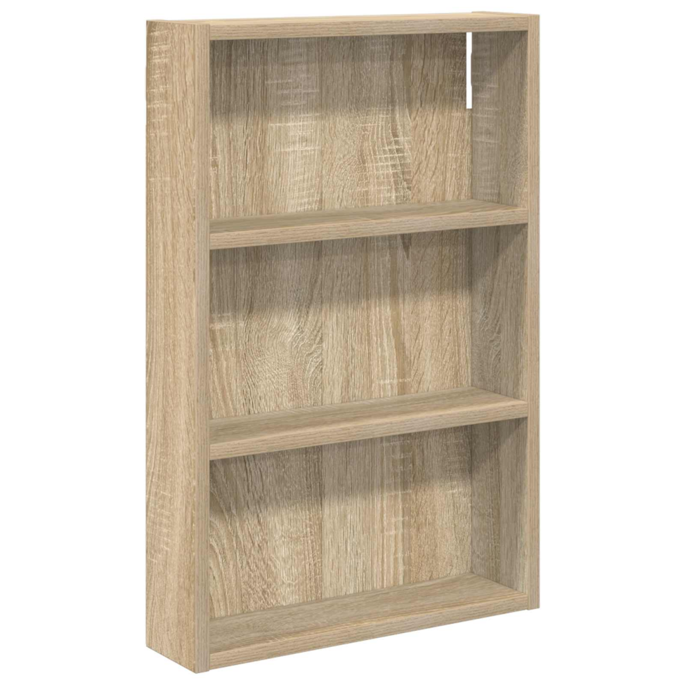Vidaxl Bathroom Wall Cabinet With Shelf Sonoma Oak 40 X 10 X 60.5 Cm
