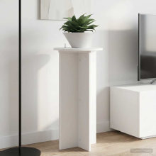 vidaXL Plant Stand 2 pcs White 40 x 80 cm Engineered Wood