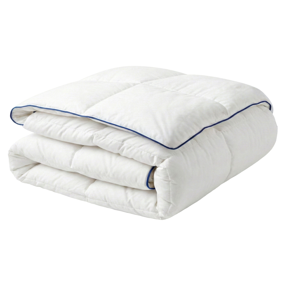 Beliani Duvet Duck Feathers And Down 6 Tog Light Warm Cervino 200 X 200 Cm