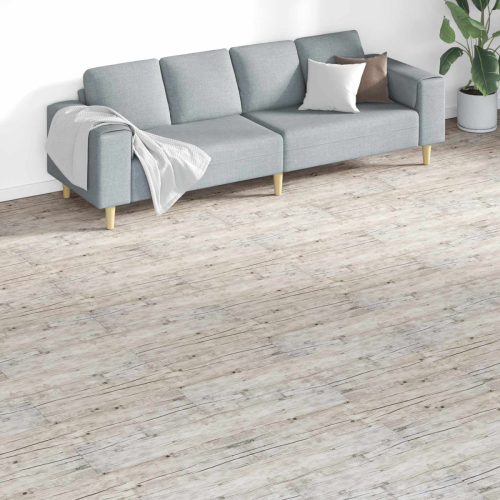 VidaXL vidaXL Flooring Planks 18 pcs Grey 5.26 m PVC