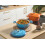 Beliani Cast Iron Pot CASTINO Blue 2