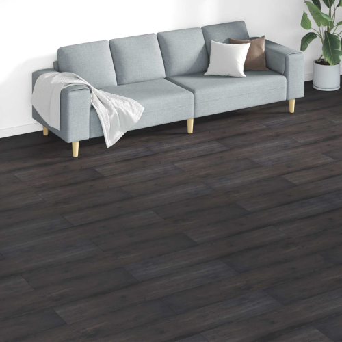 VidaXL vidaXL Flooring Planks 18 pcs Dark Grey 5.26 m PVC